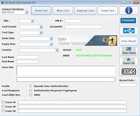 emv smart card reader software download